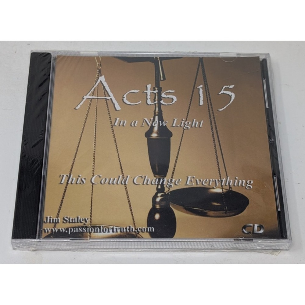 Acts 15 In a New Light‎ CD by Pastor Jim Staley Christian Worship New Sealed VTG